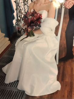 Свадебное винтажное брендовое Платье 42р