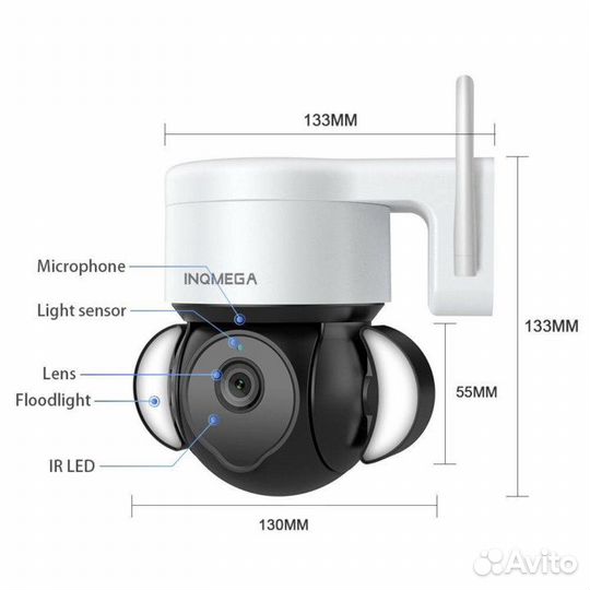 Wifi PTZ уличная IP-видеокамера
