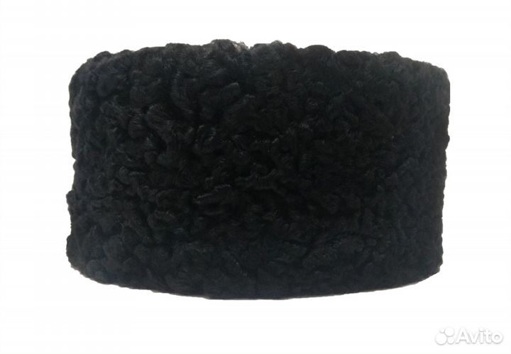 Кубанка из черного каракуля Чубко