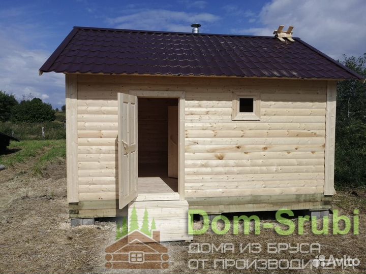 Харовск. Хорошая надёжная Баня из бруса Б-3 (4х5)
