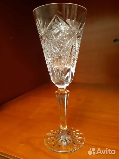 Хрустальные фужеры бокалы комплект 6шт