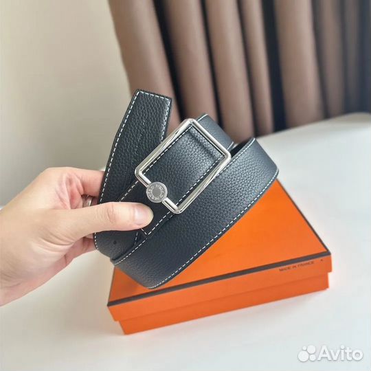 Ремень Hermes Herbag серебро В наличии