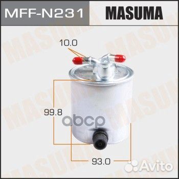 Фильтр топл.missan qashqai, murano YD25ddti 200