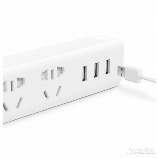 Xiaomi Mi Power Strip 3 розетки + 3 USB, белый CN