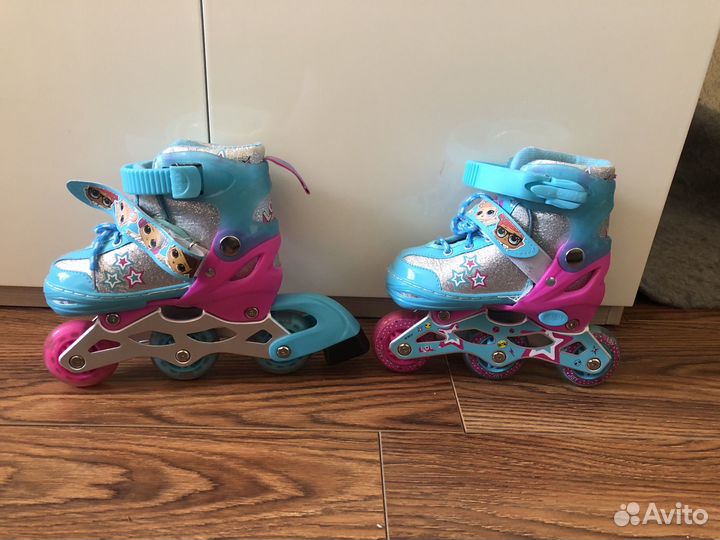 Роликовые коньки детские раздвижные