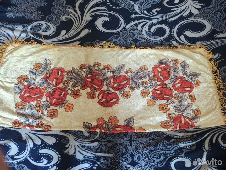 Коврик настенный цветы