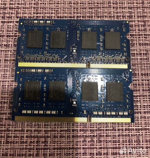 Оперативная память SO-dimm DDR3L 2X4Gb