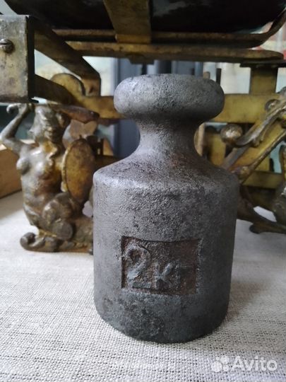 Гиря весовая 2 кг. СССР