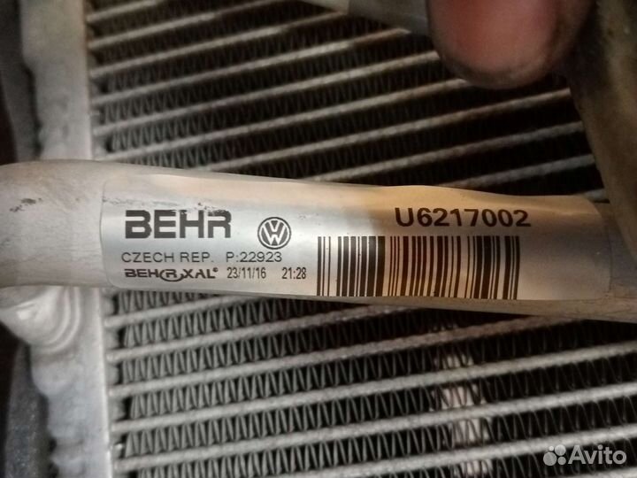 Испаритель кондиционера Volkswagen Polo 5