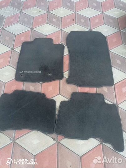 Коврики в салон тойота ленд крузер прадо