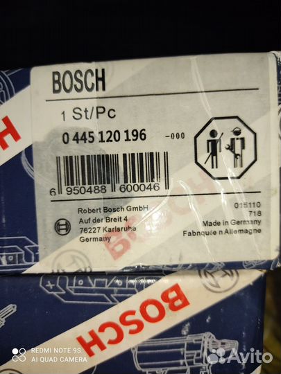 Форсунка liebherr crin-2-16 bosch 0 445 120 196