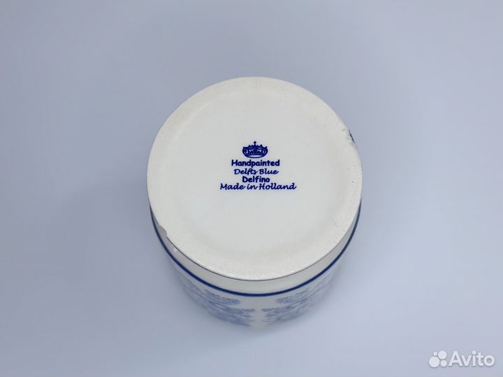 Голландская вазочка (в стиле делфтского фаянса)