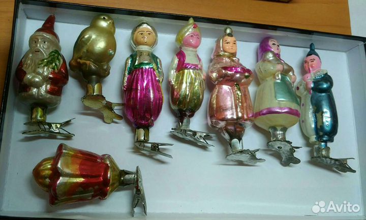 Ёлочные игрушки на прищепке