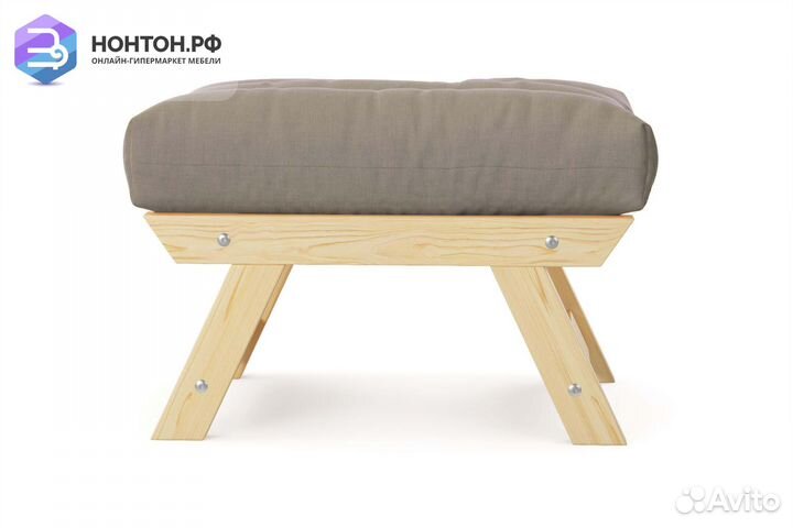 Пуф Амбер бежевый