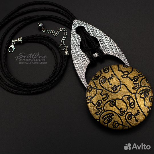 Кулон созерцание дизайнерские украшения