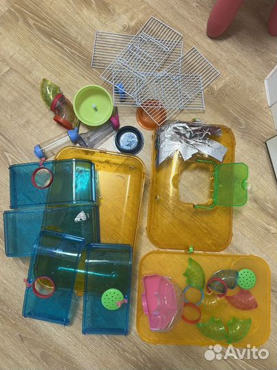 Клетка для грызунов пластиковая