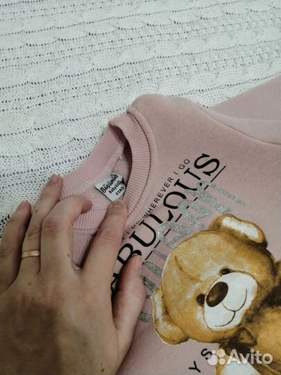 Костюм для девочки на флисе