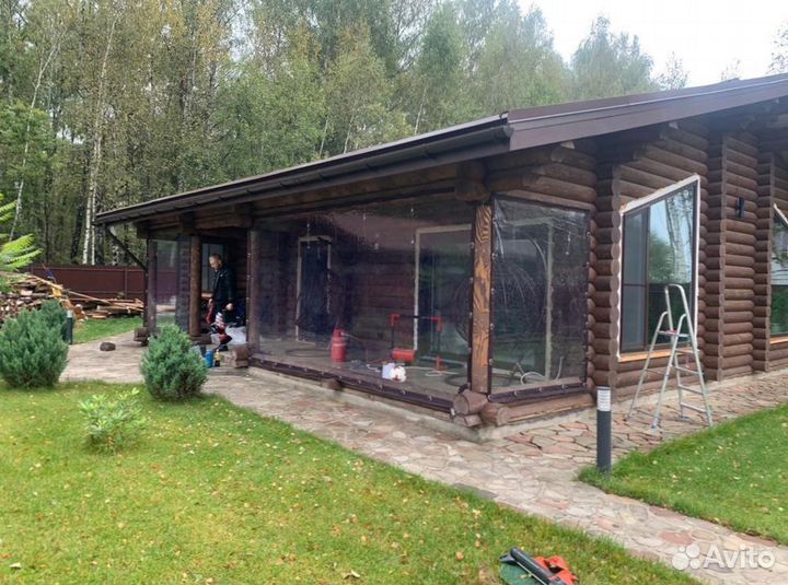 Мягкие окна для беседок кафе и ресторанов