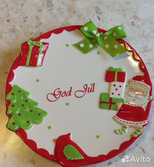 Новогодний набор посуды