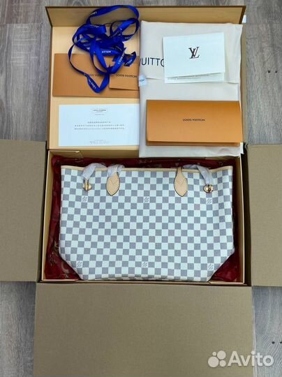 Сумка Louis Vuitton Neverfull MM/подарок/луи