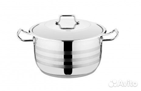 Кастрюля 6,4 л (24 х 14 см), крышка стальная KX-C