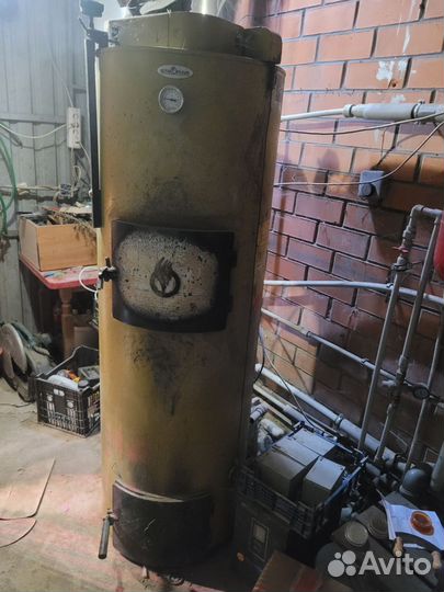 Твердотопливный котел длительного горения бу