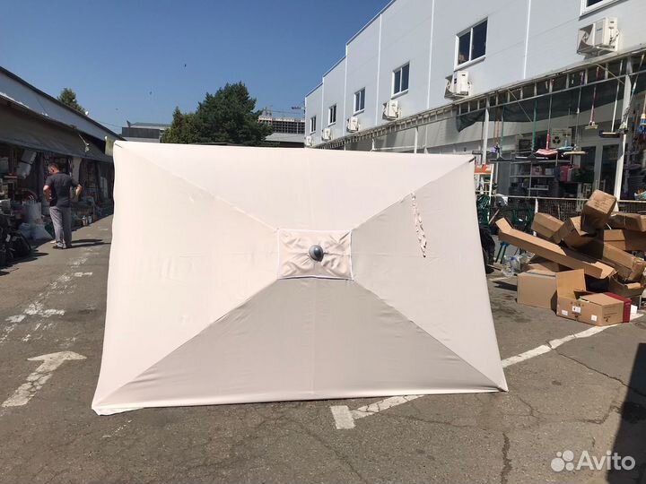 Зонт садовый большой прямоугольный 2на3