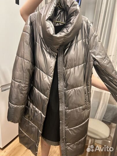 Пуховик женский длинный 44 46