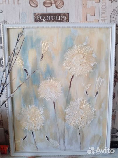 Панно картина полотно в скандинавском стиле