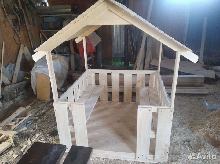 Деревянный Детский Домик