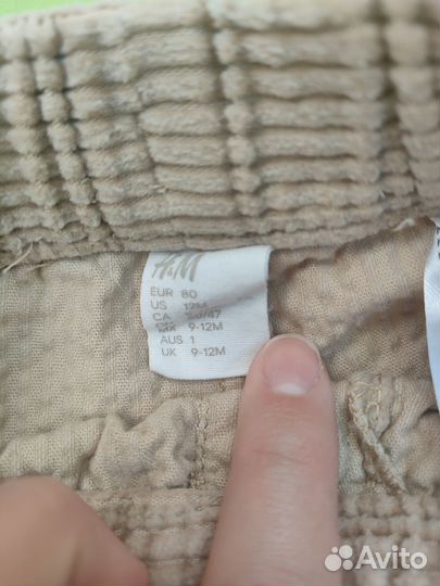 Брюки на мальчика h&m 80