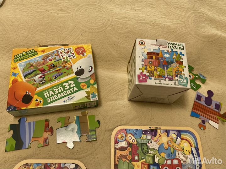 Развивающие игрушки пазлы
