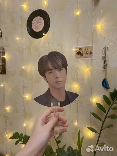 K-pop веер с Джином из bts