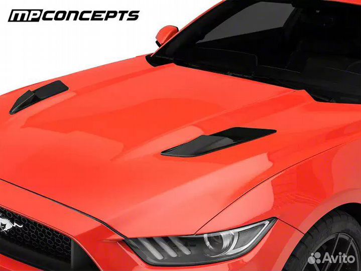 Воздухозаборники на капот для Ford Mustang 2015-20