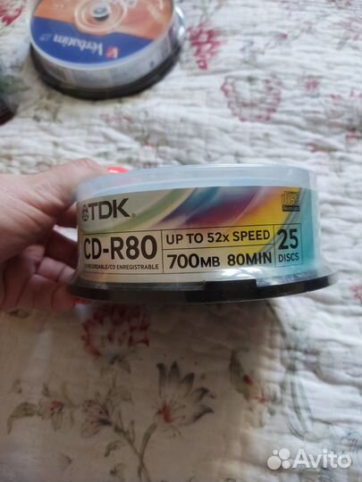 DVD и CD диски новые