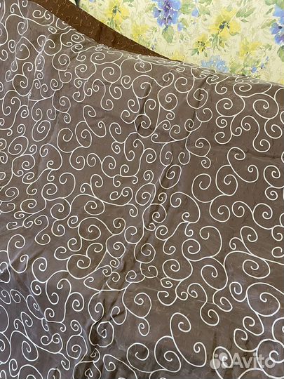 Шторы и покрывало бу