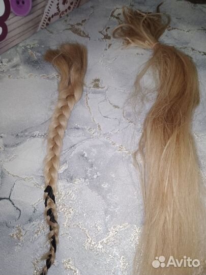 Волосы для наращивания блонд