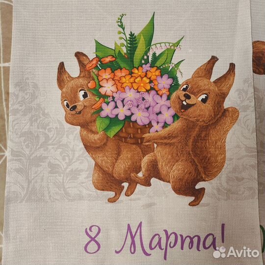 Кухонные полотенца вафельные