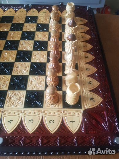 Шахматы, шашки, нарды 3 в 1