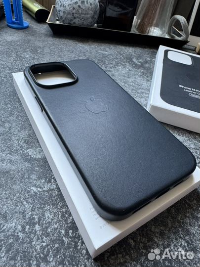 Чехол Apple iPhone 14 pro max leather оригинал