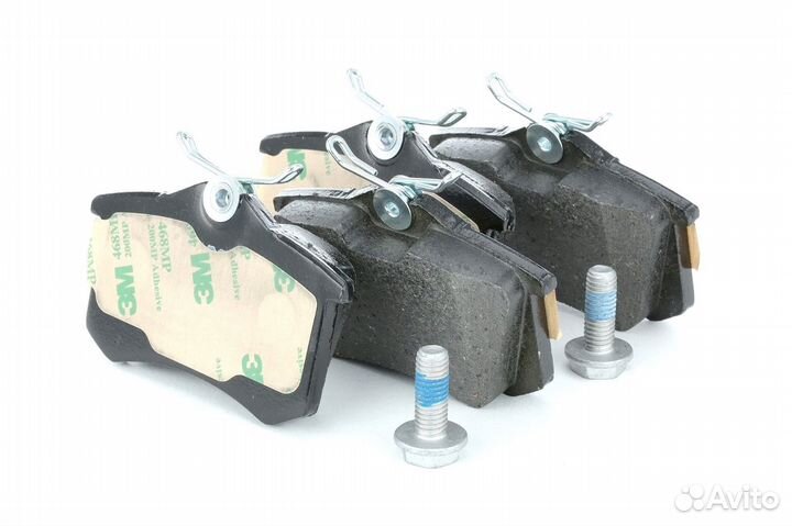 Колодки тормозные задние audi skoda VAG