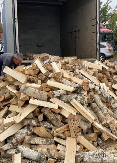 Дрова березовые колотые