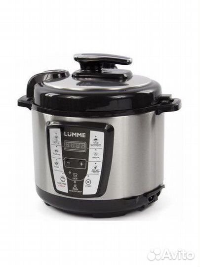 Скороварка/мультиварка lumme LU-1450 черный жемчуг