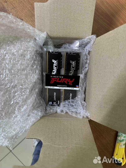 Оперативная память Kingston Fury Beast 2 по 8гб