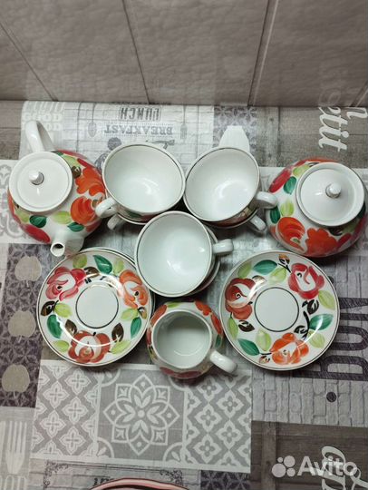 Чайный сервиз, Песочное, 1972г