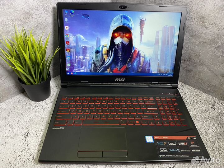 Игровой ноутбук MSI i5/GTX 1060/Full HD/SSD