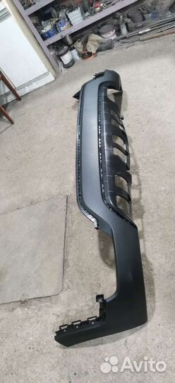 Новый диффузор заднего бампера Kia Rio X-Line