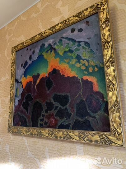 Картина маслом на холсте в багете