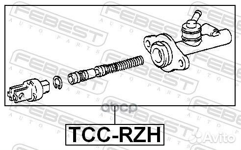 Цилиндр сцепления toyota hiace/regiusace KZH1##