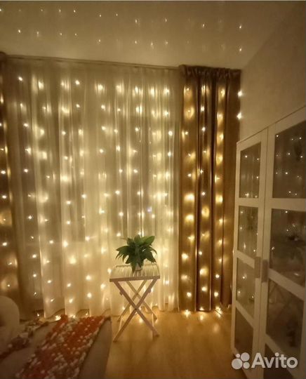 Гирлянда штора